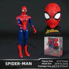 Boneco Homem-Aranha Articulado com Máscara Decorativa