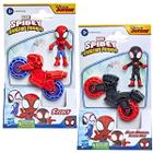 Boneco Homem Aranha Spidey Amazing Friends c/moto A Escolher