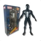 Boneco Homen Aranha Preto Articulado Original Vingadores