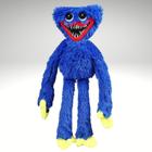 Boneco Huggy Wuggy Azul de Pelúcia 40cm Com Fecho nas Mãos - 296