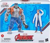 Boneco - Hulk Cinza e Dr Bruce Banner - 60 Anv 3 HASBRO