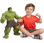 Boneco Hulk Verde Premium Gigante 55 Cm Articulado