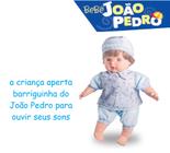 Boneco Infantil Menino João Pedro Fala de Verdade
