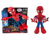 Boneco Interativo de Pelúcia Marvel Spider-Man 34Cm - Com Luz Som e Movimento - Homem-Aranha - Mattel - HHW54