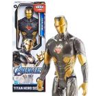 Boneco Iron Man Homem de Ferro Traje Dourado Titan Hero E7878 Hasbro