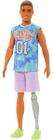 Boneco Ken Fashionista Los Angeles Com Prótese 212 - Mattel