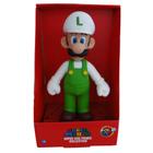 Boneco Luigi Fire Branco - Super Mario Bros Grande - Super Size Figure Collection