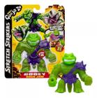 Boneco Macio Estica 3X  Heroes Goo Jit Zu Goo Stretch Strikers 11 Cm  - Rock Jaw -  Sunny