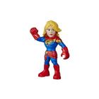 Boneco Marvel Super Hero Adventures Capitã Marvel - Hasbro