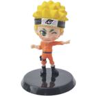 Boneco Miniatura Com Base Coleção Naruto Brinquedo Criança Pvc Naruto Uzumaki IV