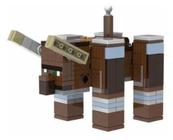 Boneco Minifigure Blocos De Montar Cow Flower Minecraft em