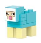 Boneco Minifigure Blocos De Montar Sheep Blue Minecraft
