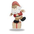 Boneco Natal Papai Noel Equilibrista Vermelho Decoração Natalino 30 cm