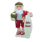 Boneco Natal Papai Noel Surfista Natalino 50cm