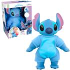 Boneco Original Stitch Baby Corpinho De Tecido Com Certidão de Nascimento Lilo 34,5cm Infantil Roma