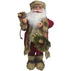 Boneco Papai Noel 45cm Natal Enfeite Natalino Decoração Guirlanda Presentes Festas e Comemorações