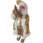 Boneco Papai Noel 45CM Natalino Dourado Natal Arvore Decoraçao Presentes Festas Enfeite Comemorações