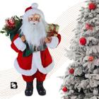 Boneco Papai Noel Decorativo 40 ou 90cm Design Clássico Decoração Natal Residencial Comercial Condomínio