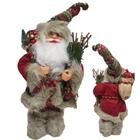 Boneco Papai Noel Natalino 30cm Festa Natal Decoraçao Enfeite Confraternizaçao Fim do Ano