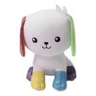 Boneco Pelúcia Chocolix Pelúcia Cachorro Branco Melodia 25cm F01206 - Fun - Fun Divirta-se