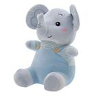 Boneco Pelúcia Elefante Fran Azul - Zip Toys