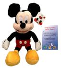 Boneco Pelúcia G Disney Mickey Mouse Com Som Fala - Multikids