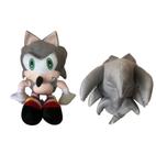 Boneco Sonic Pelúcia 50 Cm Vermelho Antialérgico Sonic World