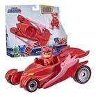 Boneco pj masks corujita figura e veiculo deluxe f2133 hasbro