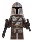 Boneco Platinum Mandalorian Blocos De Montar Star Wars