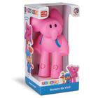 Boneco Pocoyo Elefante Rosa Elly Cardoso Toys