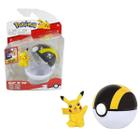 Boneco Pokemon Pikachu + Poke BALL SUNNY 2606