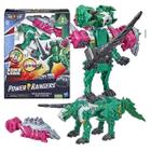 Boneco Power Rangers Dino Fury Zord Ankylo, Hammer Rosa e Zord Tiger Claw Verde F1399 Hasbro