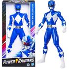 Boneco Power Rangers Mighty Morphin Ranger Azul Blue - Hasbro E7899