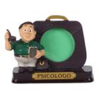 Boneco Profissional Psicologo c/Porta Foto Decoração 8cm