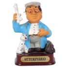 Boneco Profissional Veterinário Miniatura Decoração 8 cm