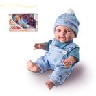 Boneco reborn bebe menino nenem ribron bebezinho realista com detalhes bb real bebezao realistico