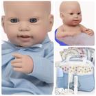 Boneco Reborn Masculino 100% Vinil Com Bolsa Maternidade - Cegonha Reborn Dolls