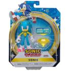 Boneco Sonic 9CM com Acessorio Sonic THE Hedgehog 30 ANOS SUNNY 4252