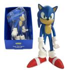 Boneco Sonic Shadow Preto 26cm Articulado Sega Coleção Caixa