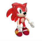 Boneco Sonic De Pelúcia 50cm Vermelho Ouriço Lindo