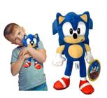 Boneco sonic pelucia 13 polegadas 3492 - CANDIDE