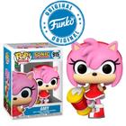 Boneco Sonic The Hedgehog Amy Rose Pop Funko 915 - 889698705820