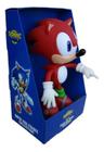 Boneco Sonic Vermelho Coleção Articulado