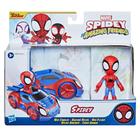 Boneco Spidey e Carro Aranha Spidey Amazing Friends F1940 Hasbro