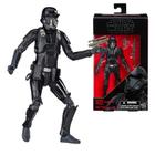 Boneco Star Wars Black Series Death Trooper Stormtrooper preto 15cm 6 polegadas Hasbro