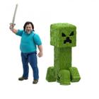 Boneco Steve e Creeper 30cm Minecraft O Filme - Mattel