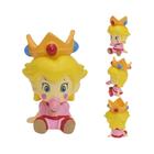 Boneco Super Mario Bros - Bowser, Princesa Peach, Boo e Yoshi - Brinquedo de PVC para Crianças