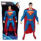 Boneco Superman Grande Articulado 45cm Dc Liga Da Justiça Original Infantil Brinquedos Novabrink