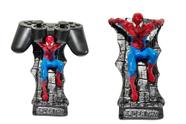 Boneco Suporte para Controle Homem Aranha Spider Man em Resina Os Vingadores Marvel 19cm
