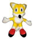 Boneco Tails Da Turma Do Sonic 40Cm Pelúcia Raposa Amigo